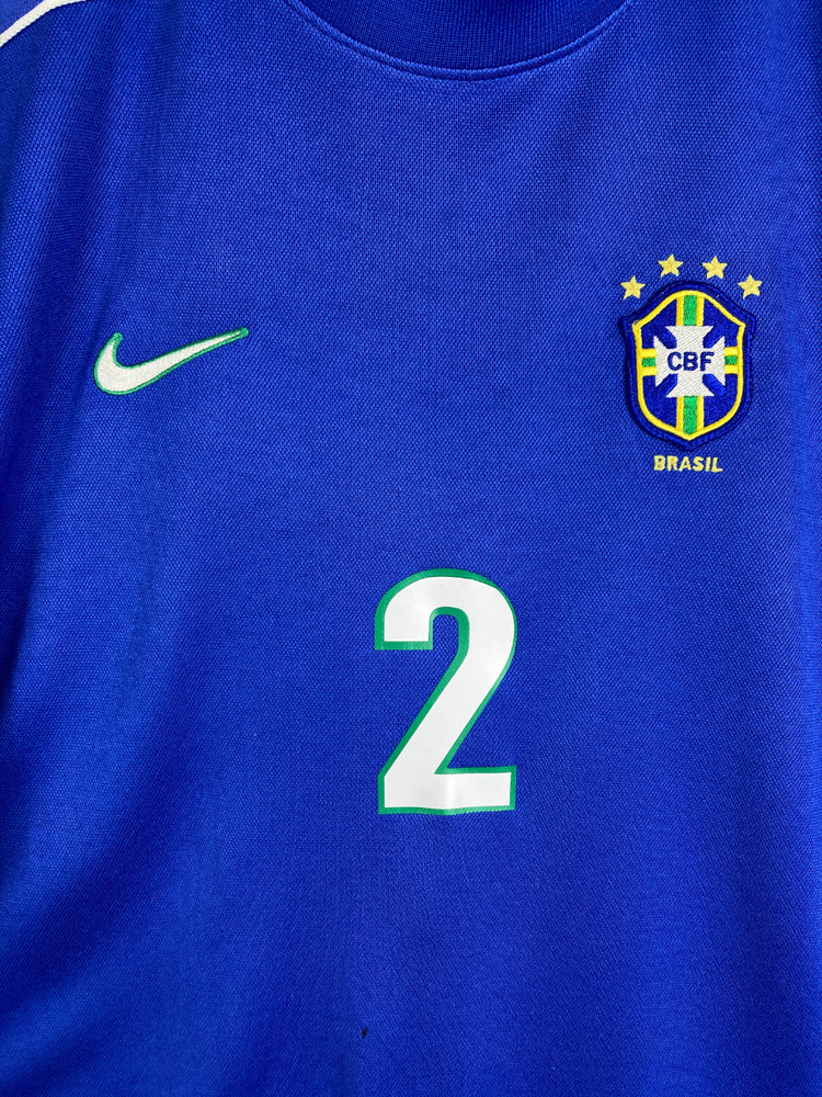 
                  
                    Original Brazil Away Jersey 1998-2000 #2 of Cafú  - XL
                  
                