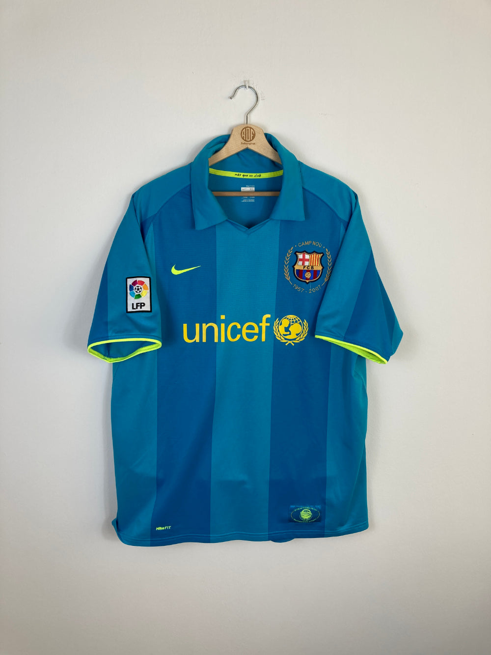 Original FC Barcelona Away Jersey 2007-2008 - XL