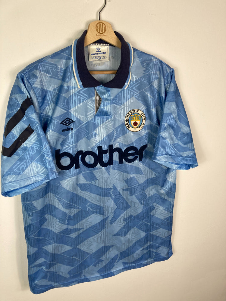 
                  
                    Original Manchester City FC Home Jersey 1991-1993 - L
                  
                