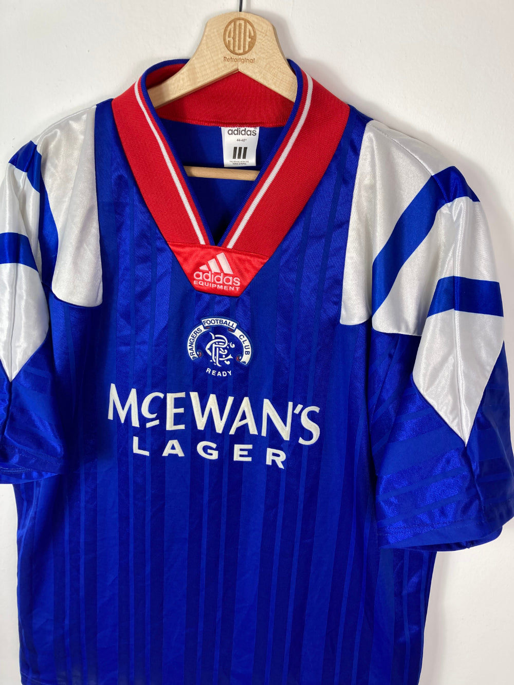 
                  
                    Original Rangers FC Home Jersey 1992-1994 - XL
                  
                