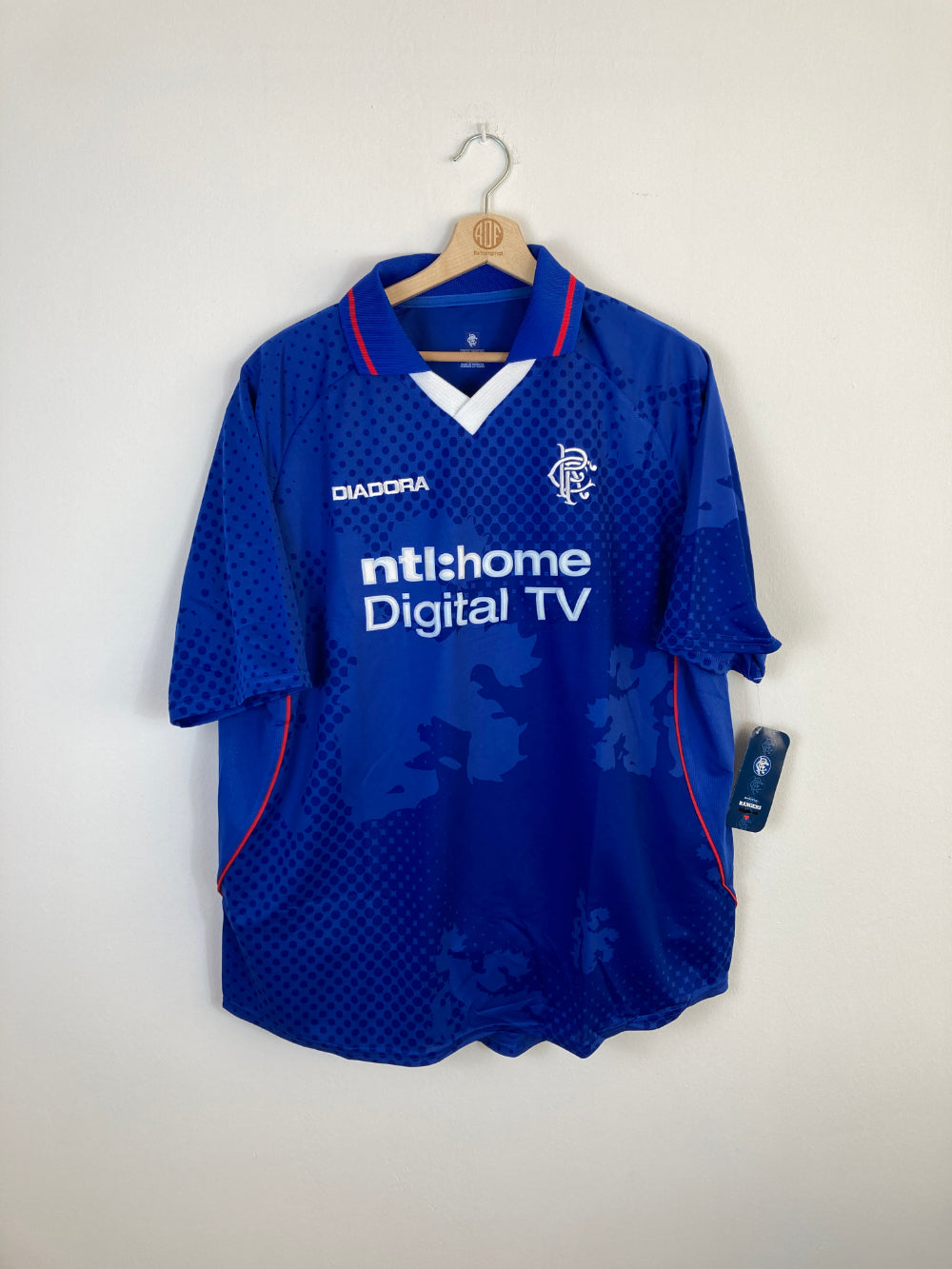 Original Rangers FC *BNWT* Home Jersey 2002-2003 - XL