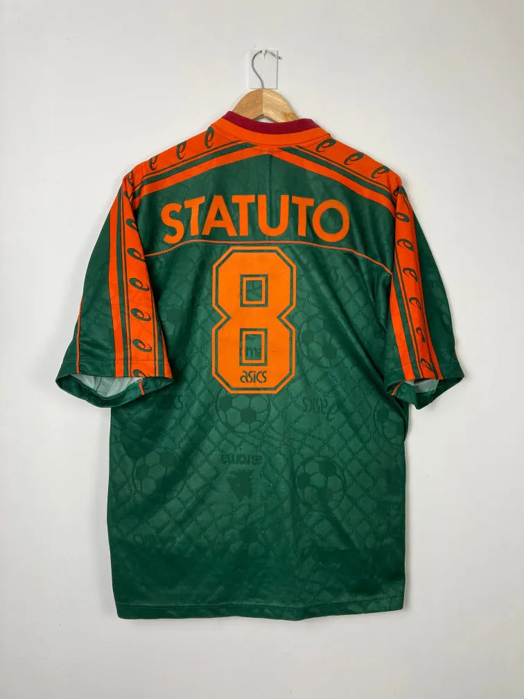 
                  
                    Original AS Roma Third Jersey 1995-1996 #8 of Francesco Statuto - L
                  
                
