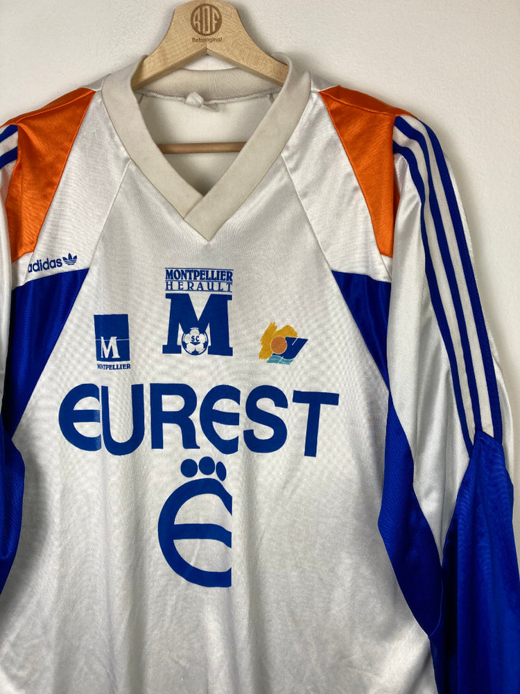 
                  
                    Original Montpellier *Matchworn* (vs Toulouse) Home Jersey 1992-1993 #6 Périlleux - XL
                  
                