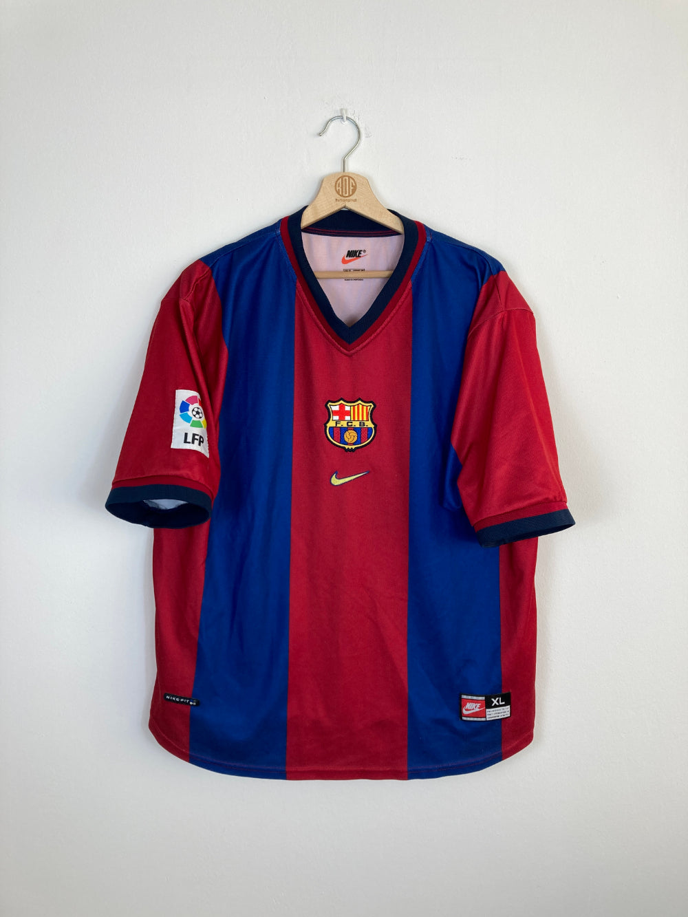 Original FC Barcelona Home Jersey 1998-1999 - XL