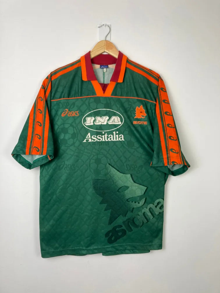 
                  
                    Original AS Roma Third Jersey 1995-1996 #8 of Francesco Statuto - L
                  
                