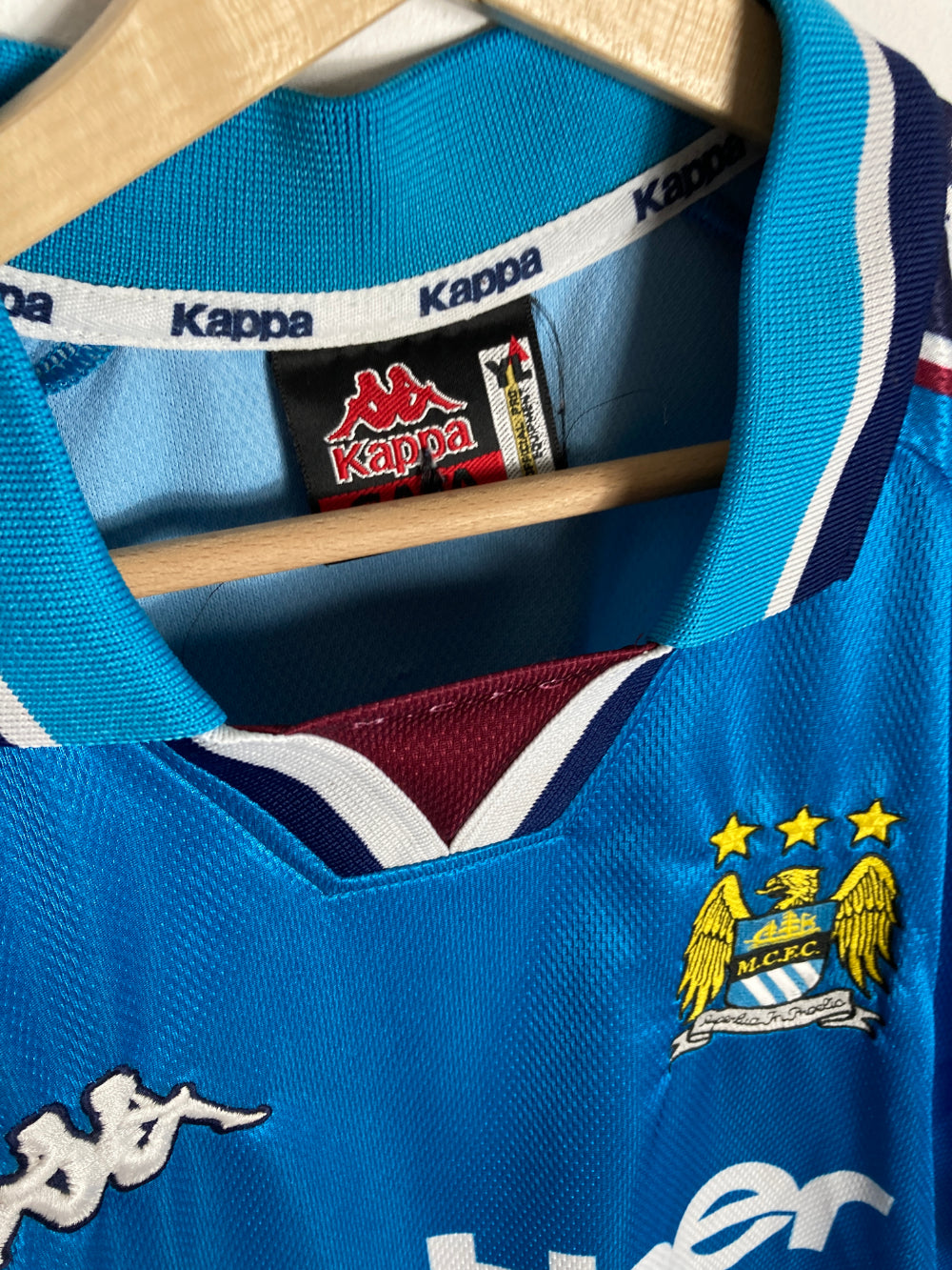 Original Manchester City FC Home Jersey 1997-1998 - XXL
