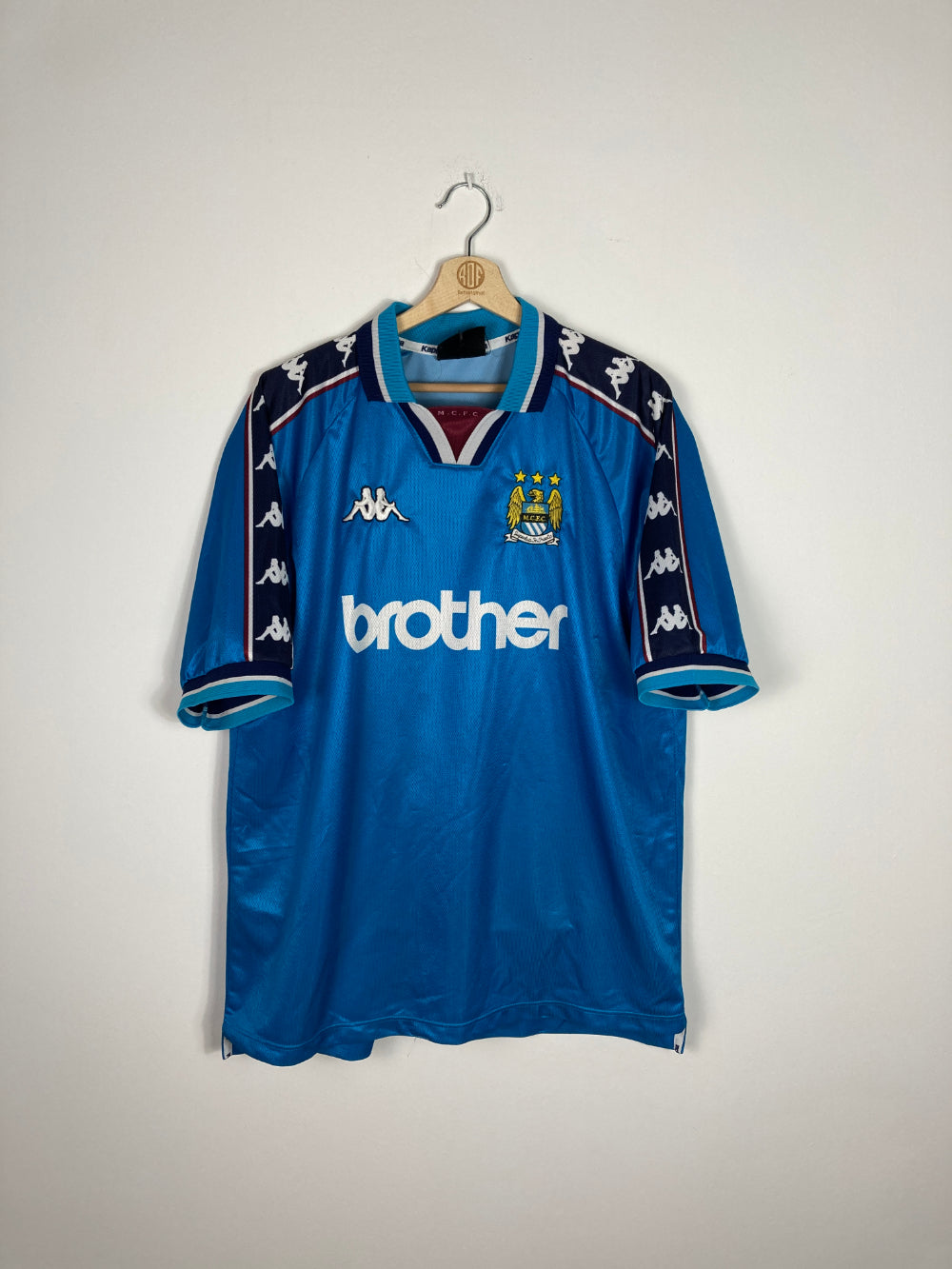 Original Manchester City FC Home Jersey 1997-1998 - XXL