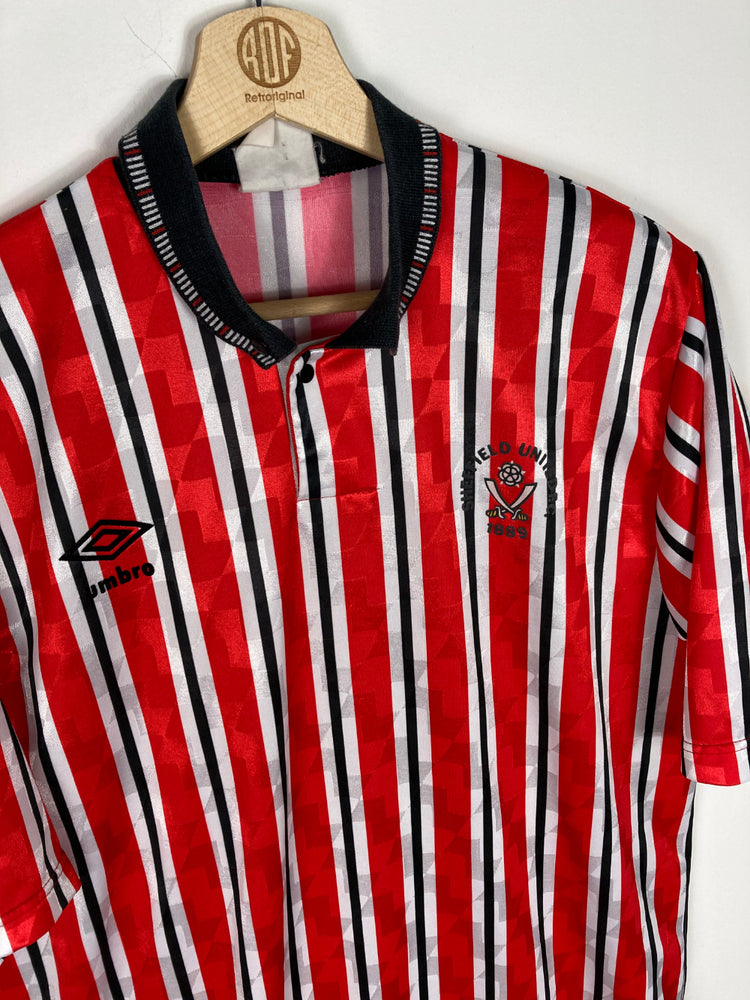 
                  
                    Original Sheffield United FC Home Jersey 1990-1992 - L
                  
                