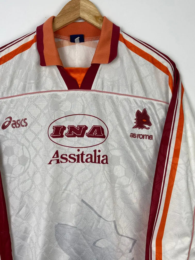 Original AS Roma Away Jersey 1994-1995 #9 of Francesco Moriero