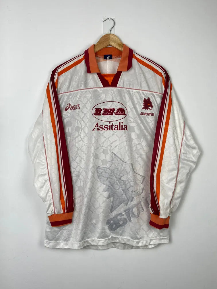 Original AS Roma Away Jersey 1994-1995 #9 of Francesco Moriero - XL