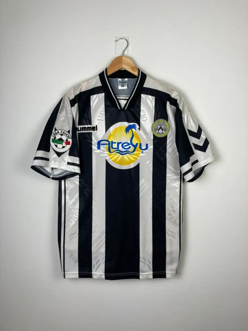 Original Udinese Calcio *Match-issued* Home Jersey 1997-1998 #9 of Hazem Emam - XL
