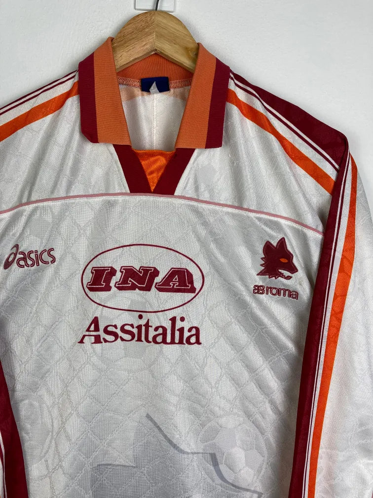 
                  
                    Original AS Roma Away Jersey 1994-1995 #3 of Silvano Benedetti  - XL
                  
                