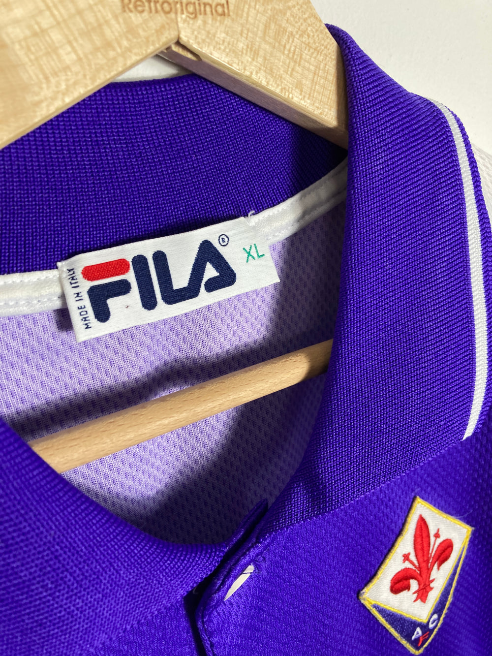 
                  
                    Original Fiorentina ACF *Player-issue* Home Jersey 1998-1999 #9 Batistuta - XL
                  
                