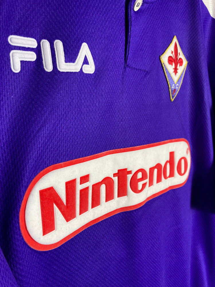 
                  
                    Original Fiorentina ACF *Player-issue* Home Jersey 1998-1999 #9 Batistuta - XL
                  
                