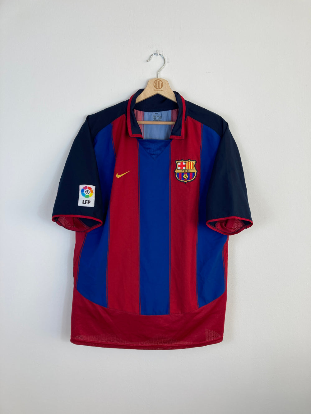 Original FC Barcelona Home Jersey 2003 2004 10 Ronaldinho XL RetrOriginalFootball