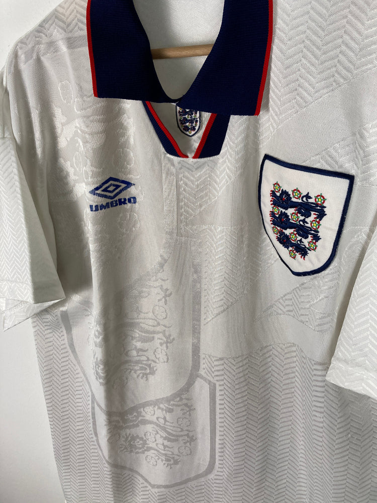 
                  
                    Original England Home Jersey 1993-1995 - XL
                  
                