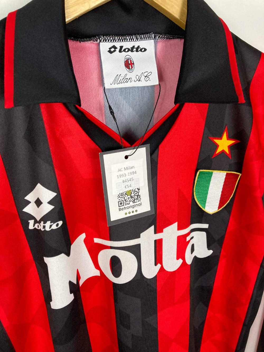 
                  
                    Original AC Milan Home Jersey 1993-1994 - Kids XL
                  
                