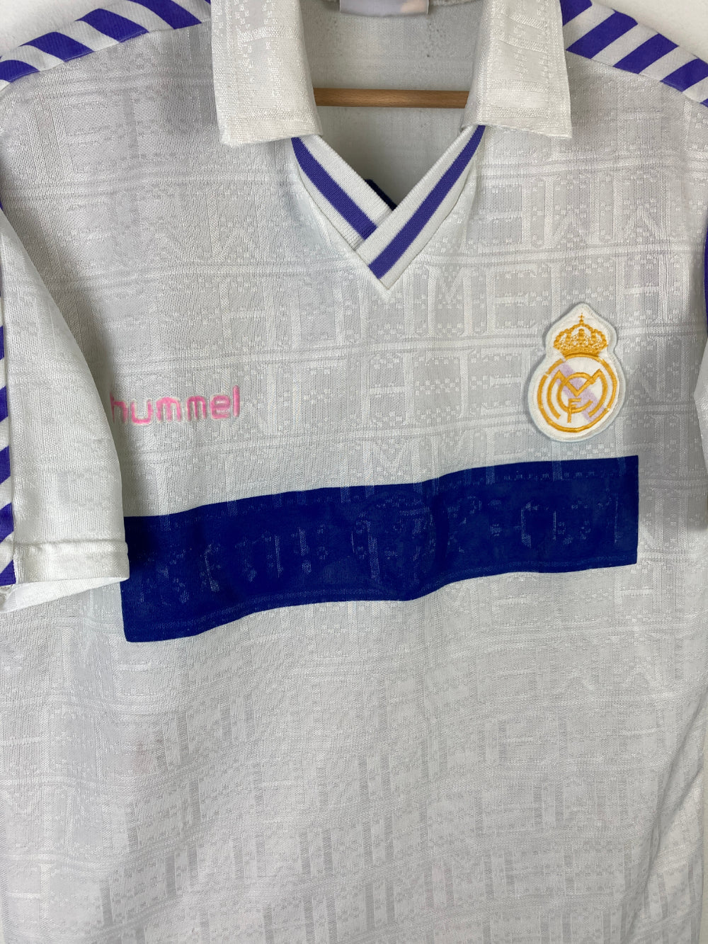 Original Real Madrid *Matchworn* Away Jersey 1989-1990 #18 - XL