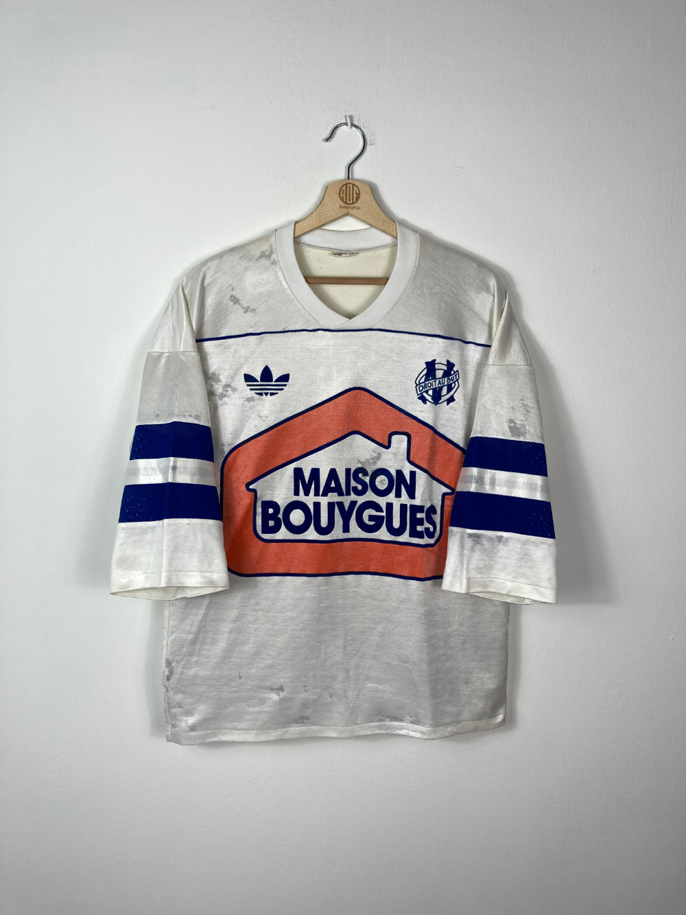 Original Olympique Marseille Home Jersey 1986-1988 - L