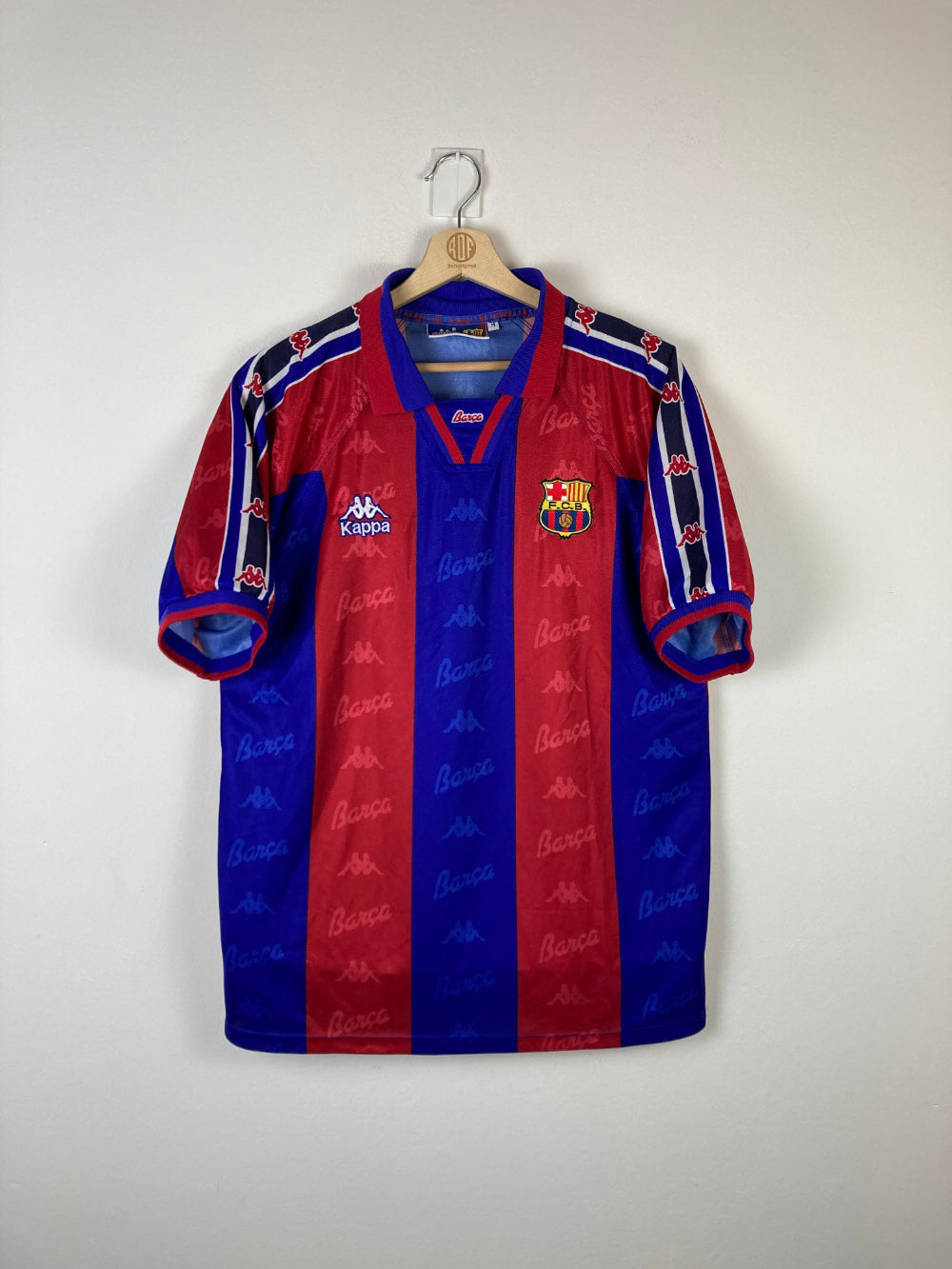 Original FC Barcelona *Matchworn* Home Jersey 1995-1997 #3 - M