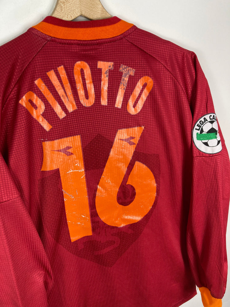 
                  
                    Original AS Roma *Matchworn* Home Jersey 1997-1998 #16 Pivoto - XL
                  
                