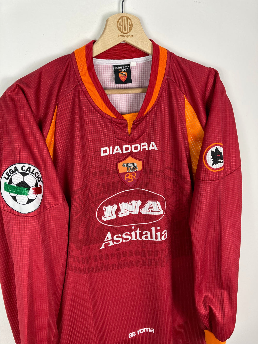 
                  
                    Original AS Roma *Matchworn* Home Jersey 1997-1998 #16 Pivoto - XL
                  
                