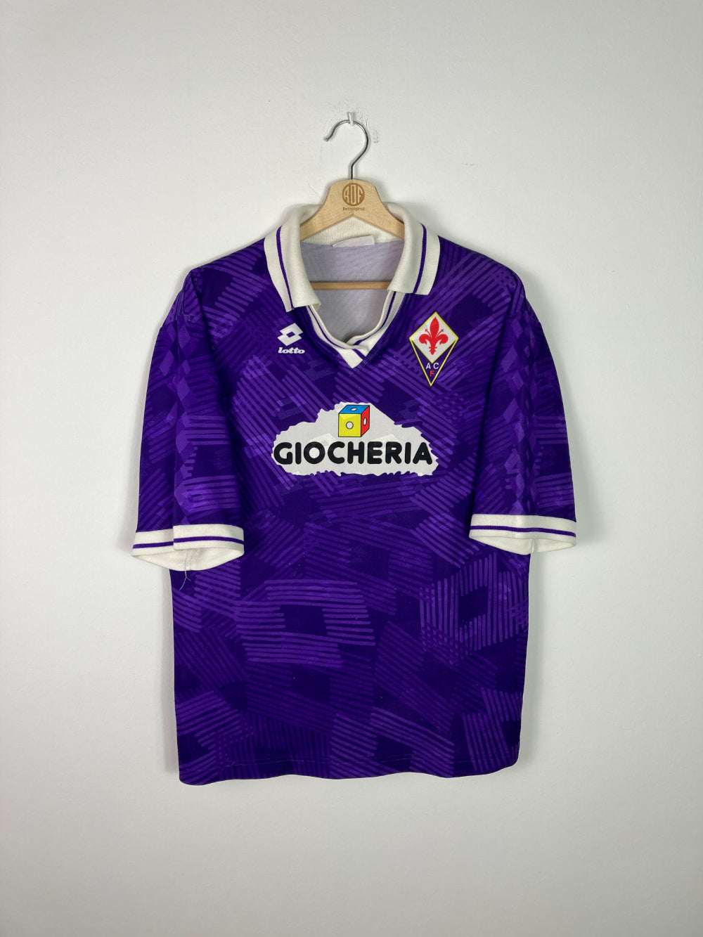 Original Fiorentina ACF *Match-issue* Home Jersey 1991-1992 #6 - XL