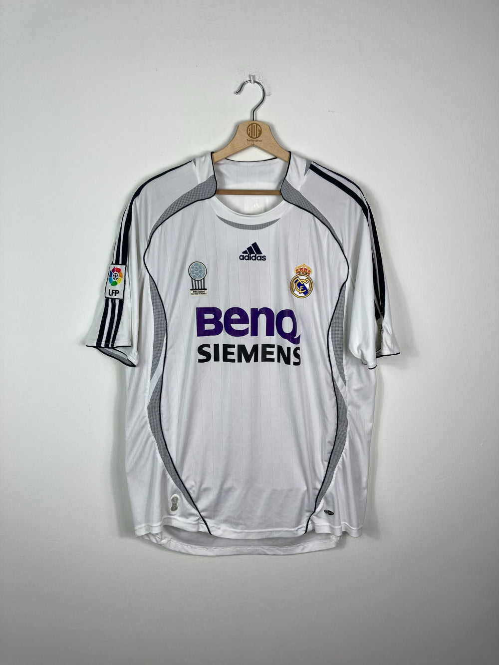 Original Real Madrid CF Home Jersey 2006-2007 #5 Cannavaro - L