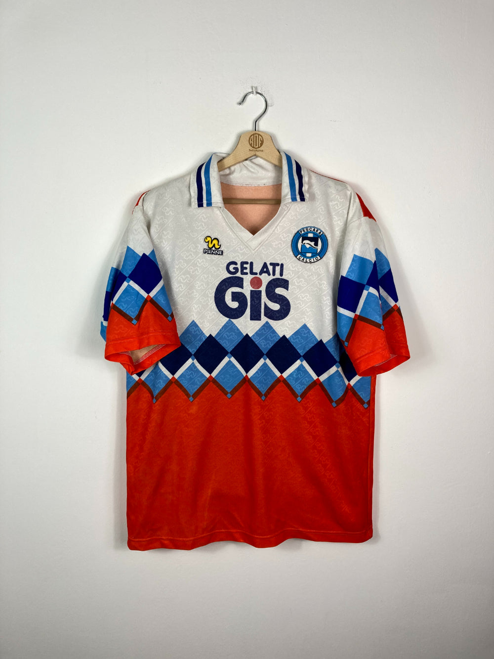 Original Pescara Calcio *Player-issue* Third Jersey 1992-1993 #10 - XL