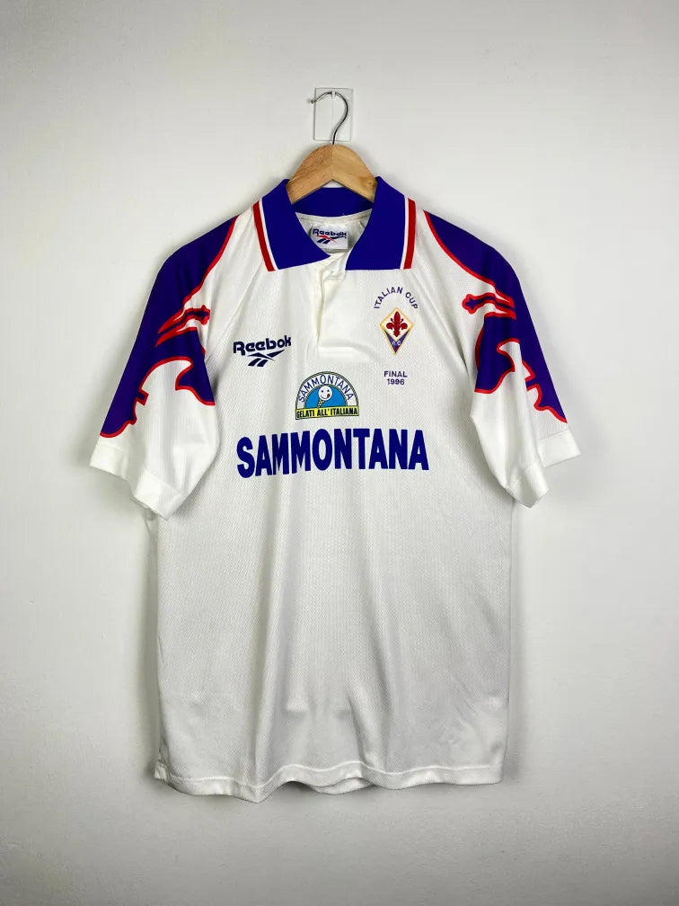 Original ACF Fiorentina Italian Cup Away Jersey 1995-1996 #23 - XL