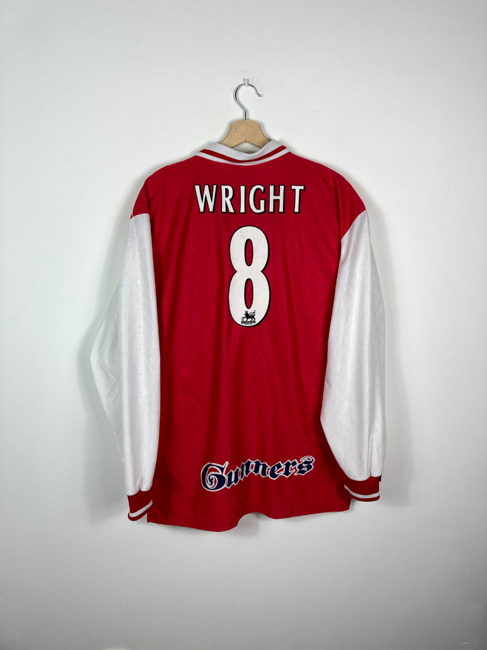 Original Arsenal FC Home Jersey 1996-1998 #8 Wright - XXL