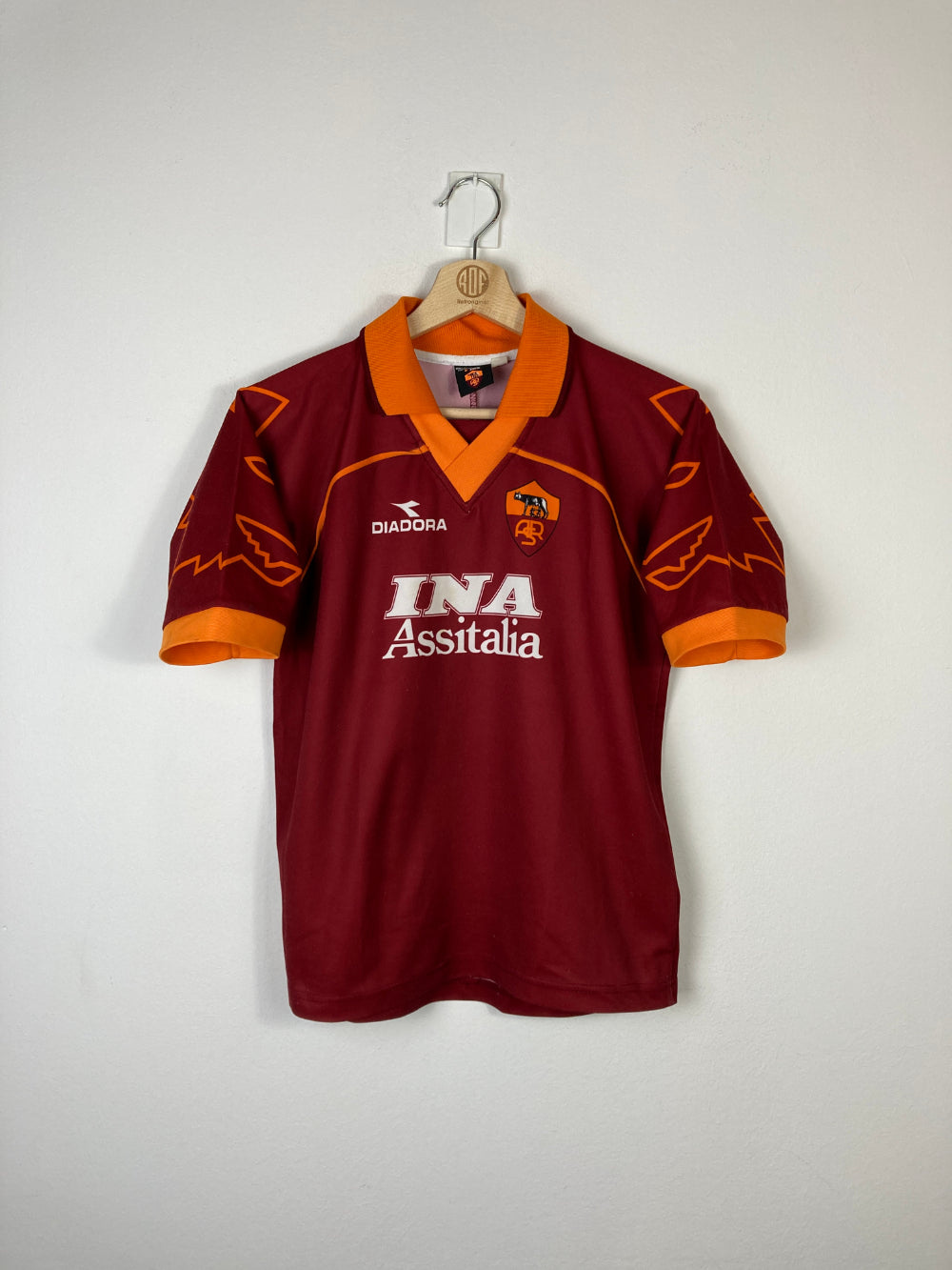 Original AS Roma Home Jersey 1999-2000 - Kids XL/XS