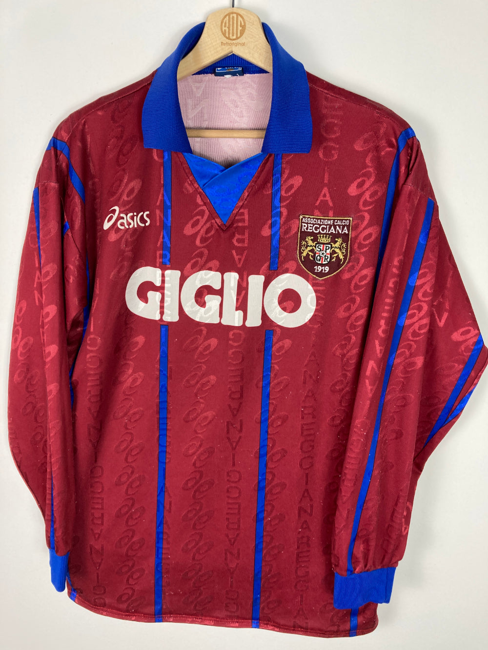 
                  
                    Original Reggiana 1919 AC Home Jersey 1996-1998 #4 - XL
                  
                