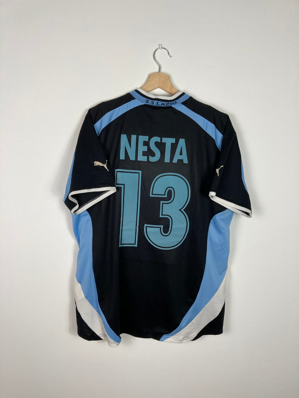 Original Lazio SS Away Jersey 1999-2000 #13 Nesta - XL