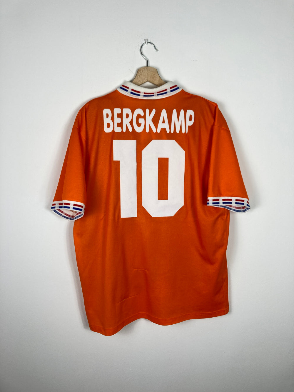 Original Holland Home Jersey 1996-1997 #10 Bergkamp - L