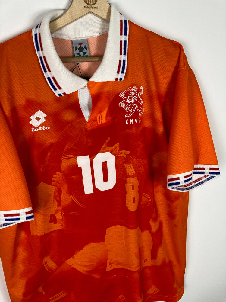 
                  
                    Original Holland Home Jersey 1996-1997 #10 Bergkamp - L
                  
                