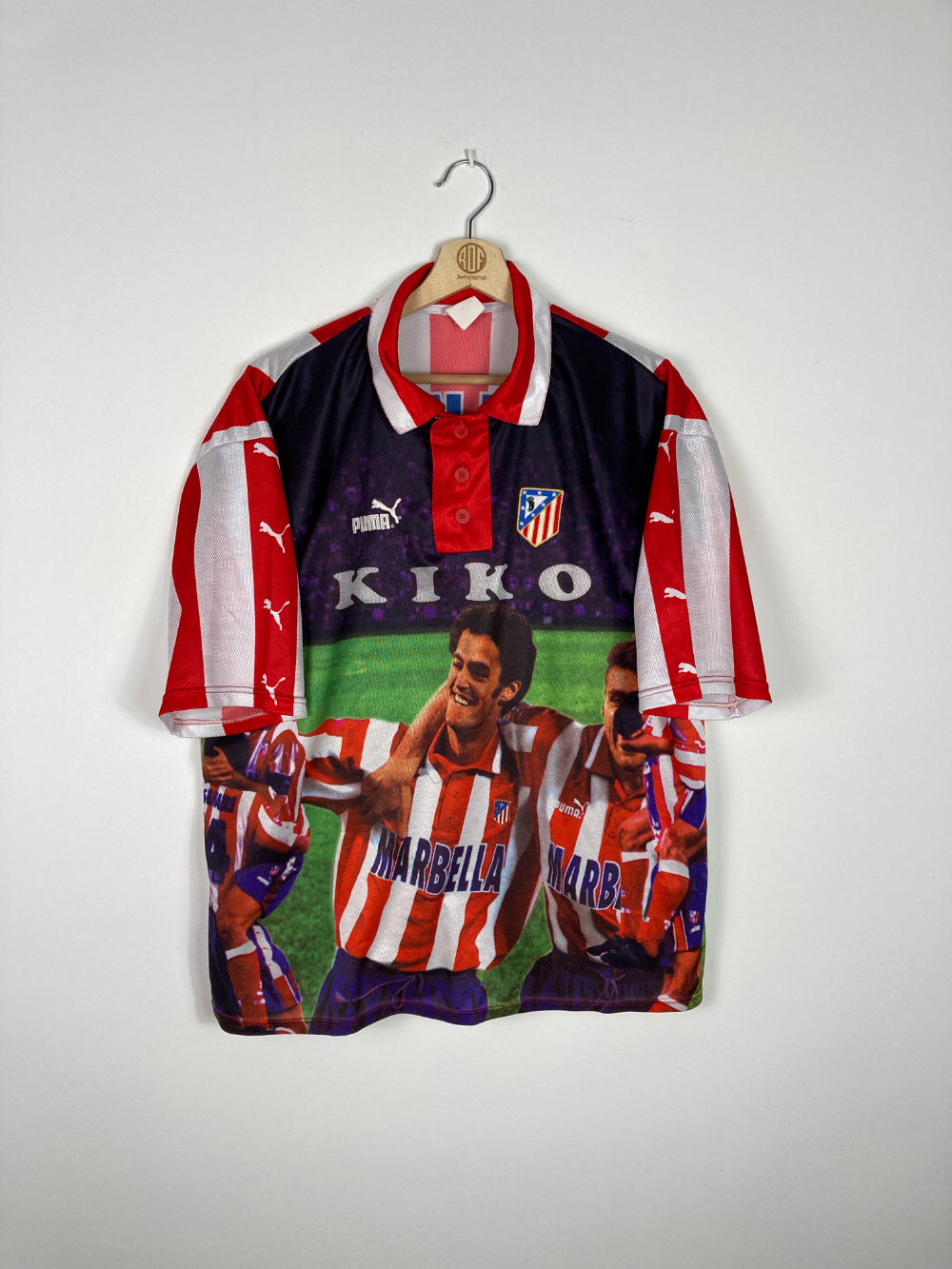 Original Atlético Madrid Special Jersey 1997-1998 #19 Kiko - XL