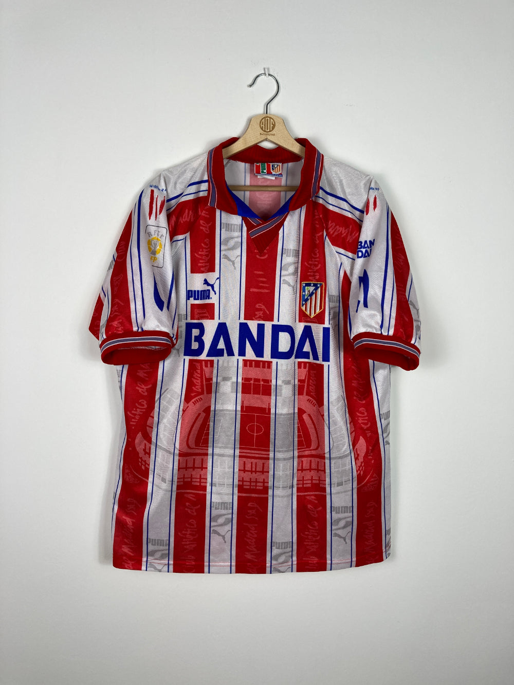 Original Atlético Madrid Home Jersey 1996-1997 - XL