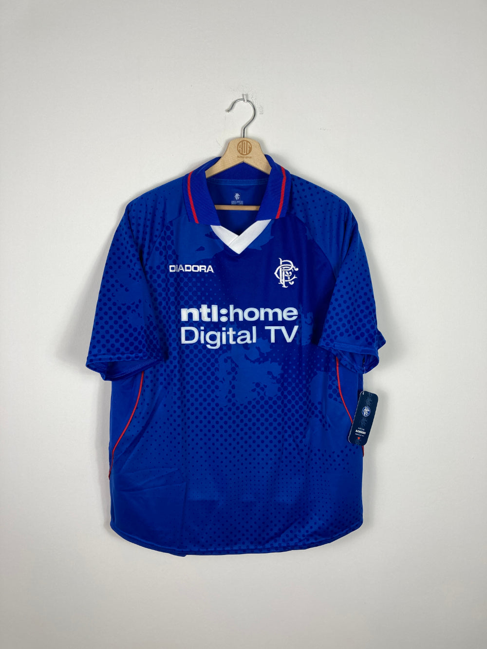 Original Rangers FC *BNWT* Home Jersey 2002-2003 - XL