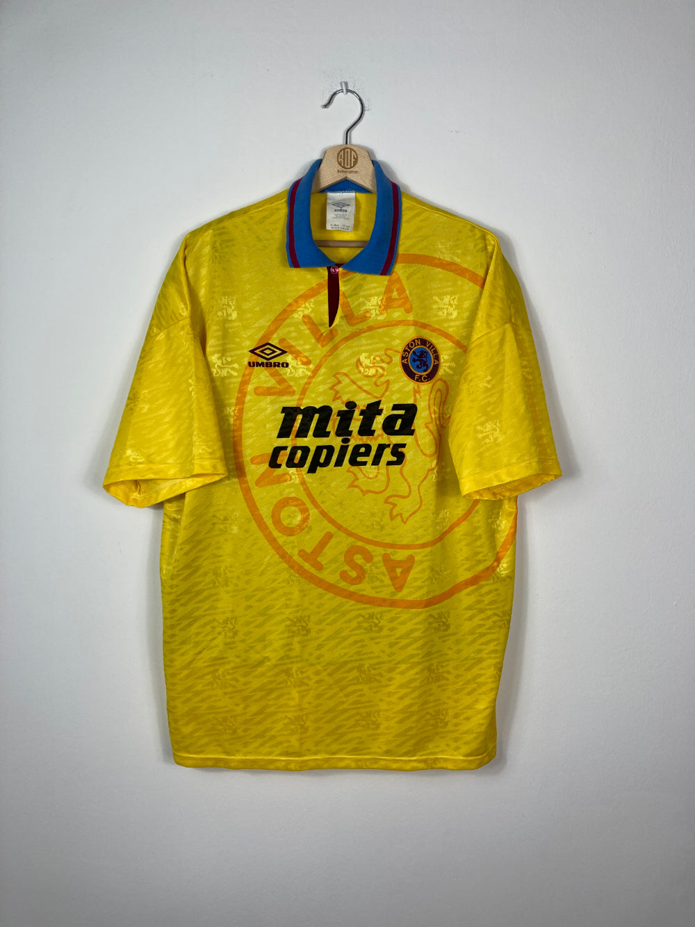 Original Aston Villa FC Third Jersey 1991-1993 - XL