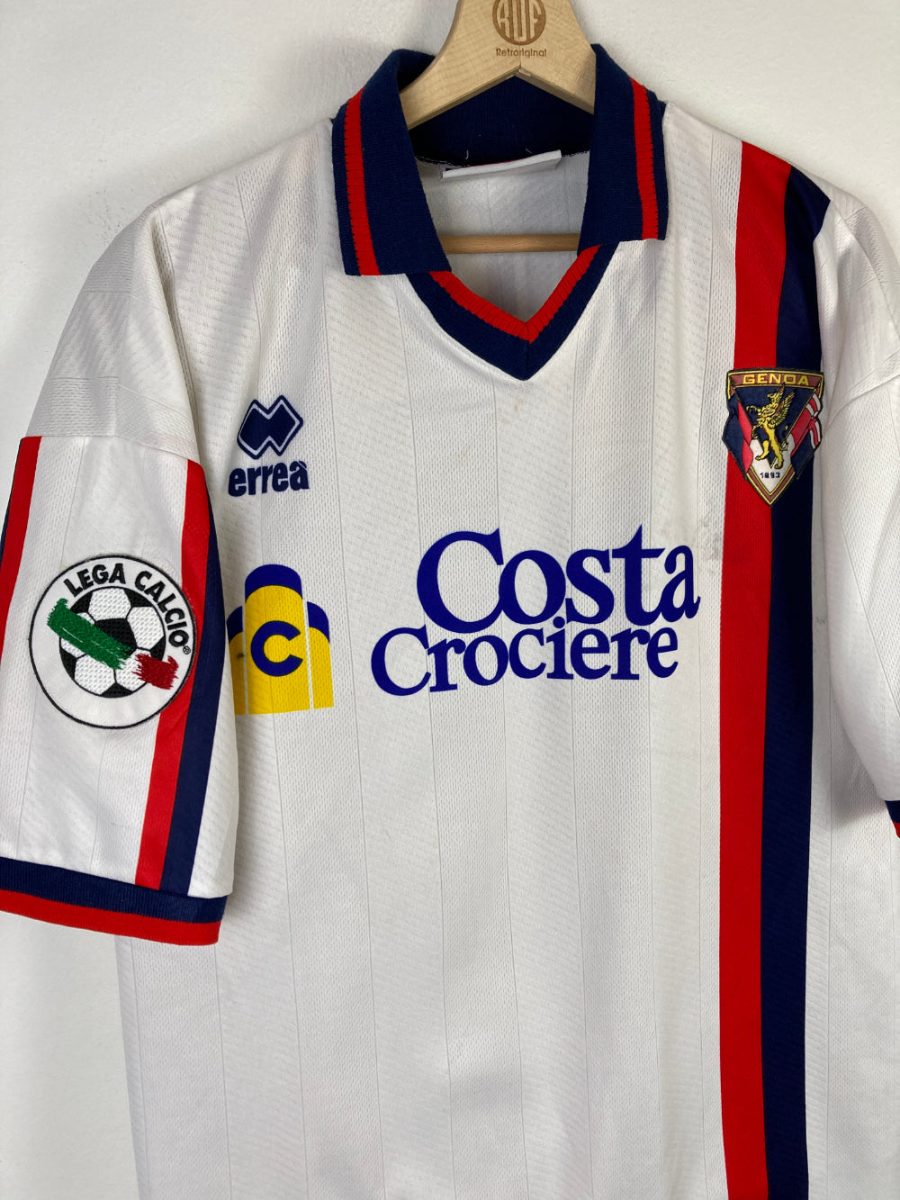 
                  
                    Original Genoa C.F.C. *Match-Issued* Home Jersey 1997-1998 #11 of Dario Morello - XL
                  
                
