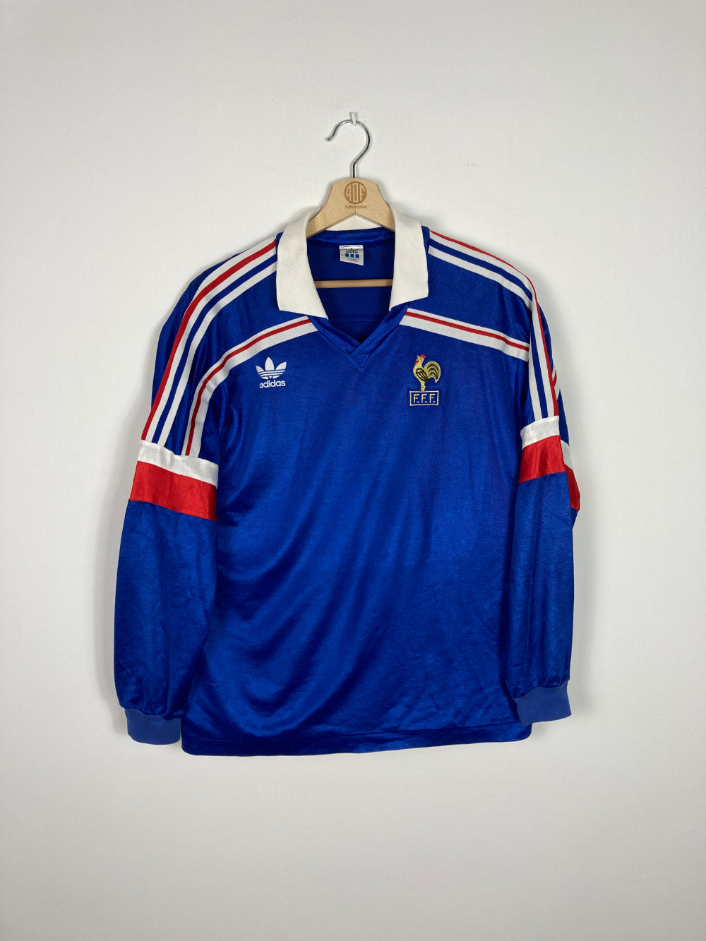 Original France Home Jersey 1986 #10 Platini - M