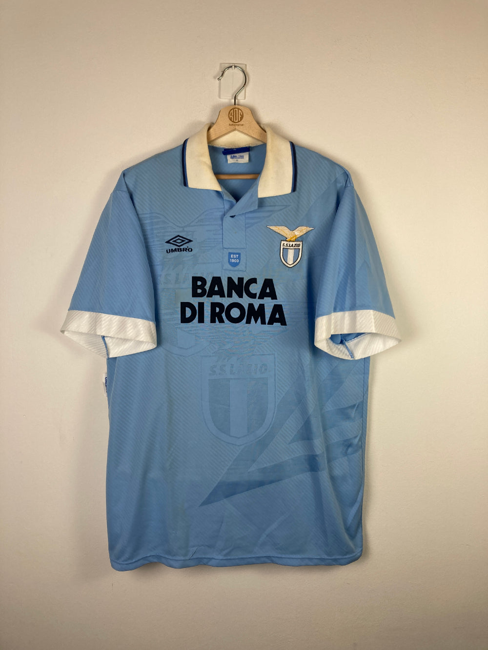 
                  
                    Original Lazio SS *Matchworn* Home Jersey 1993-1994 #4 of Roberto Di Matteo - XL
                  
                