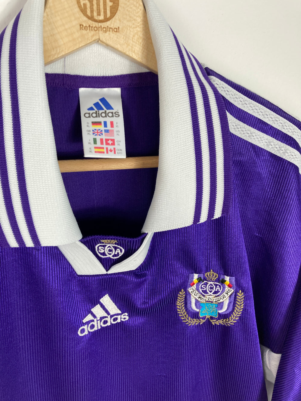 
                  
                    Original Anderlecht RSC Home Jersey 1998-1999 - XL
                  
                