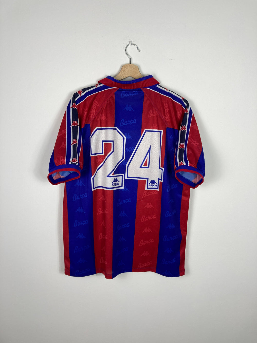 Original FC Barcelona *Match-issue* Home Jersey 1995-1997 #24 - XL