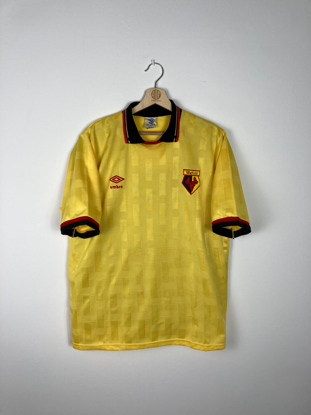 Original Watford FC Home Jersey 1989-1991 - L