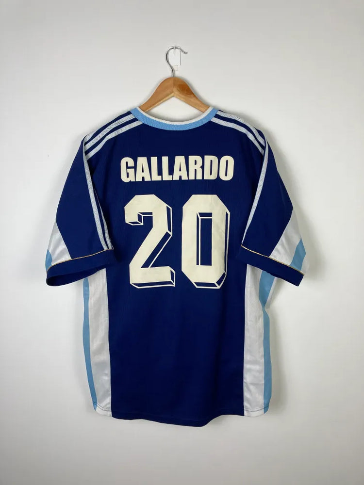 
                  
                    Original Argentina Away Jersey 1998-1999 #20 of Marcelo Gallardo  - XL
                  
                