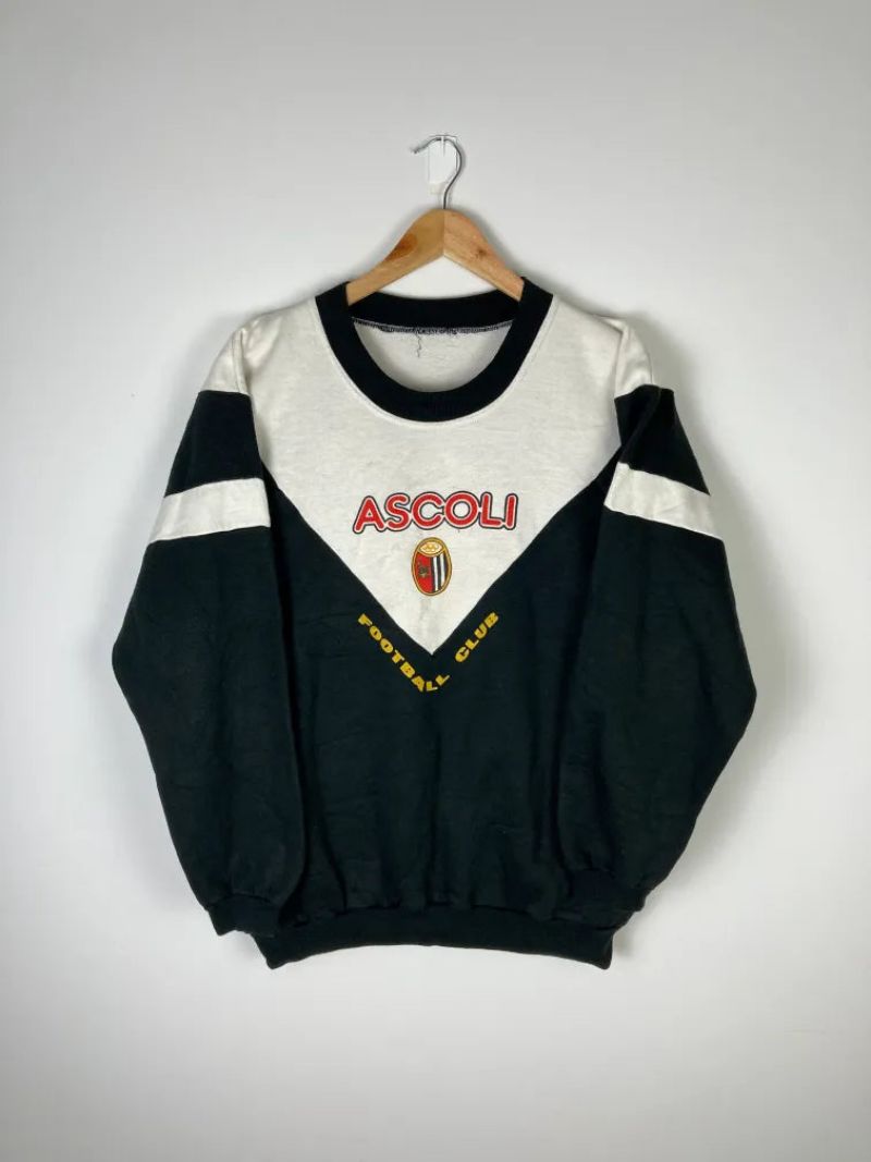 Original Ascoli Calcio Sweatshirt 1990-1991 - L