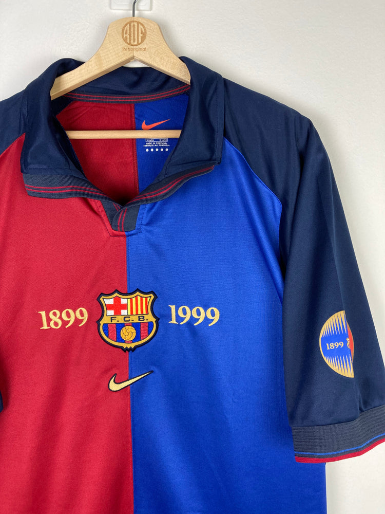 
                  
                    Original FC Barcelona Centerary Home Jersey 1999-2000 #9 of Patrick Kluivert - XL
                  
                