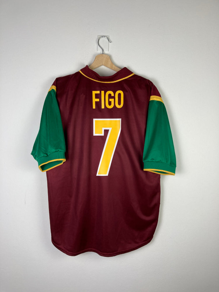 
                  
                    Original Portugal Home Jersey 1998-1999 #7 of Figo - XL
                  
                
